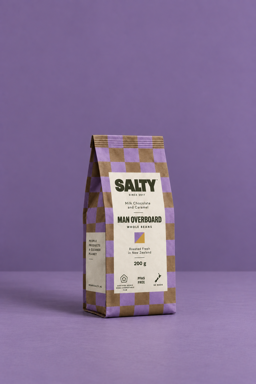 200g Coffee Bag | Made from Certified AS5810 Home Compostable Film