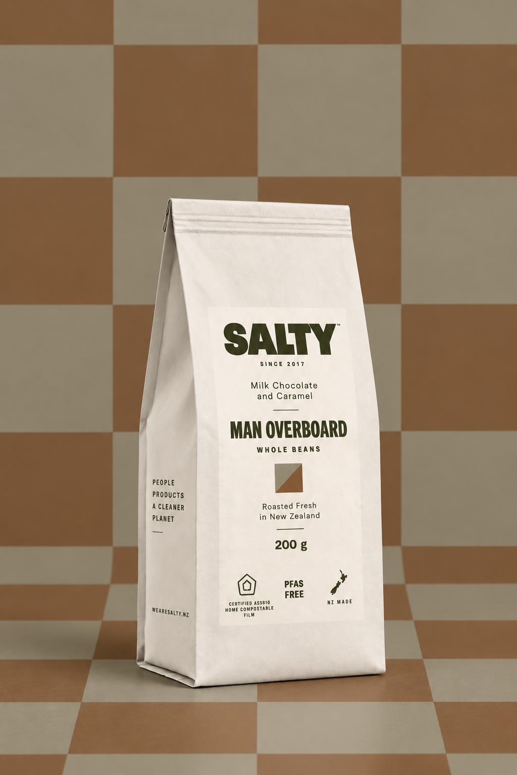 200g Coffee Bag | Made from Certified AS5810 Home Compostable Film