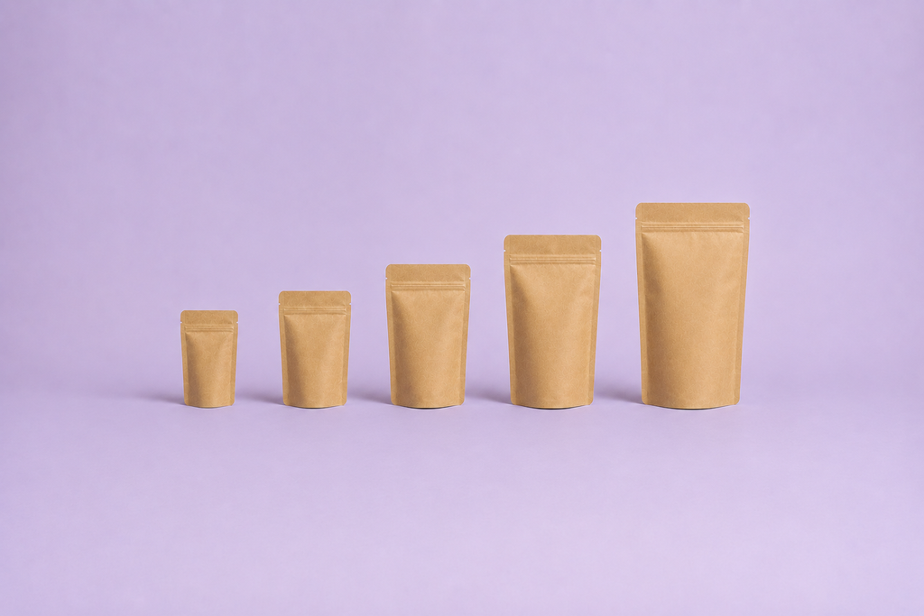 KRAFT Stand Up Pouch | Home Compostable Film | Made in NZ