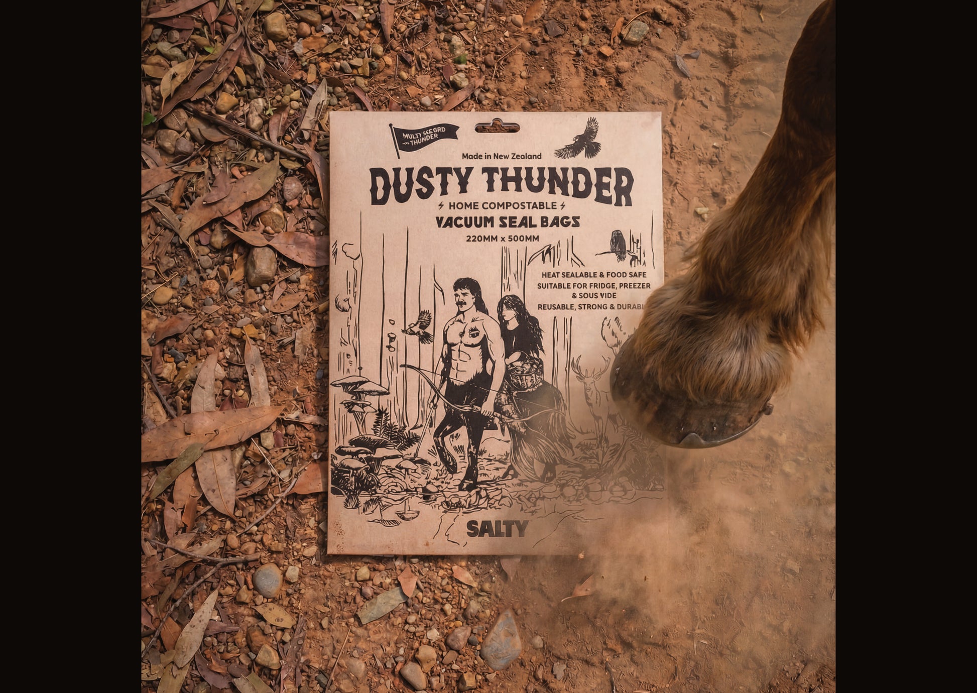 MISTY 2.0 & DUSTY THUNDER Vacuum Seal Bag | NOW Certified AS5810 Home Compostable