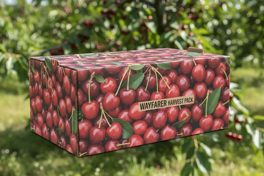 Linerless Cherry Box | Wayfarer Paperboard Plastic Replacement