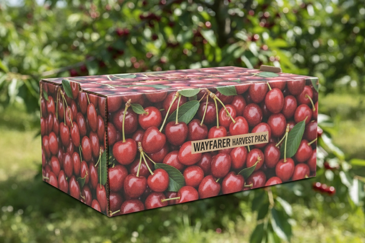 Linerless Cherry Box | Wayfarer Paperboard Plastic Replacement