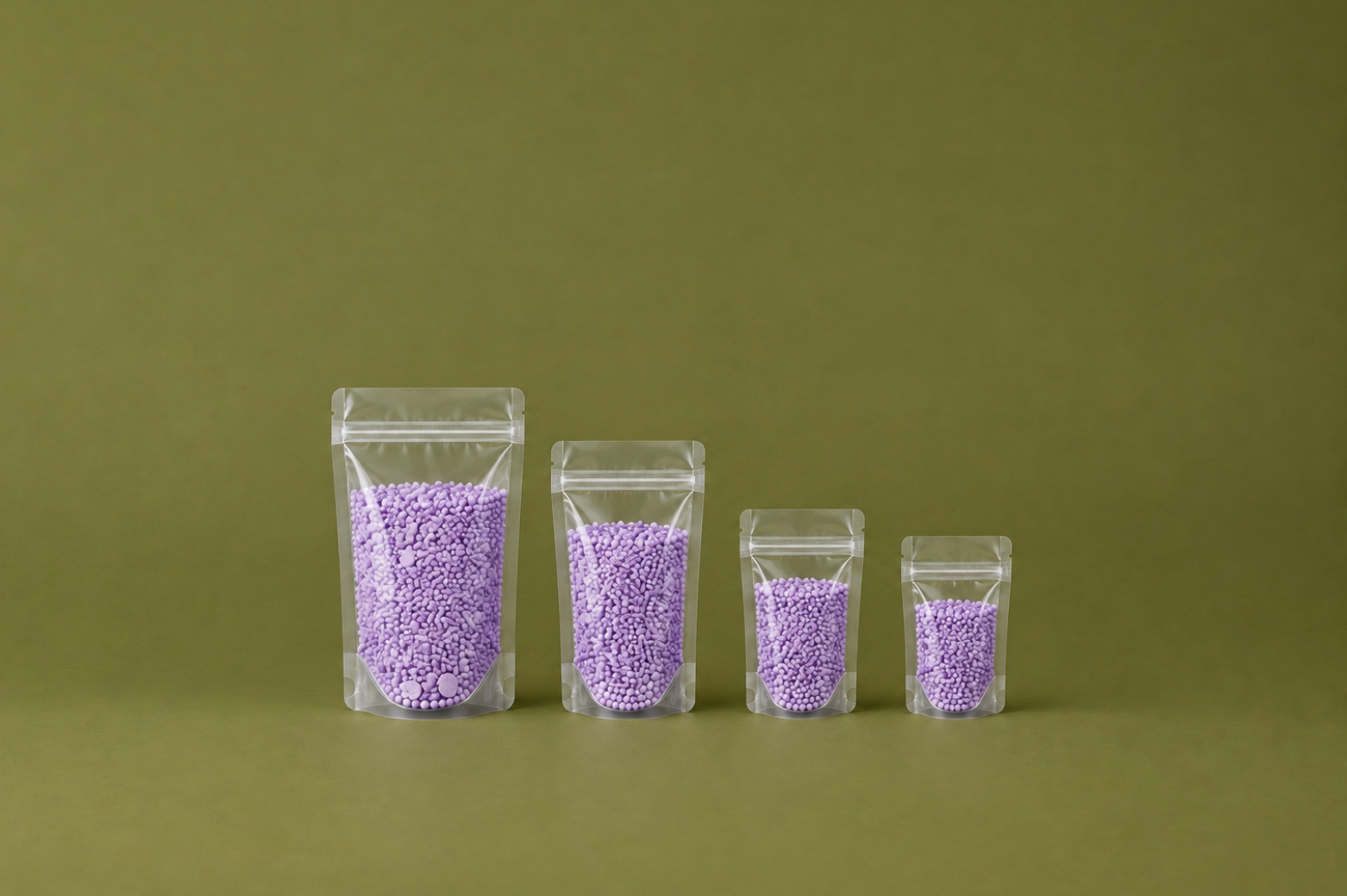 CLEAR Stand Up Pouch | Home Compostable Film | NZ MADE