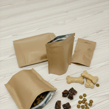Stand Up Pouch ~ Kraft | Home Compostable Materials